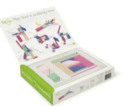 - 14 Magnetische Holzbausteine pink-Tegu