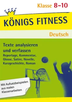 Klett Lerntraining Texte analysieren und verfassen - Klasse 8-10 - Deutsch Sale