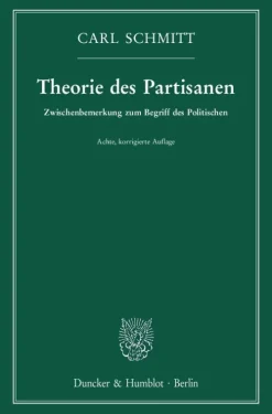 Theorie des Partisanen.-Duncker & Humblot GmbH Discount