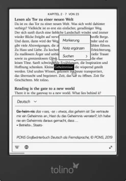LONGSHINE TECHNOLOGIE GMBH. tolino shine Sale