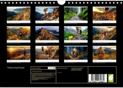 Calvendo Trailrunning Power (Wandkalender 2025 DIN A4 quer), Monatskalender