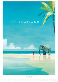 Travelposter 2026 - Reiseplakate-Kalender von DUMONT- Wand-Kalender - Poster-Format 50 x 70 cm-Neumann Verlage GmbH & Co Discount