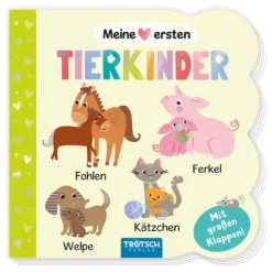 Trötsch Verlag GmbH TRÖTSCH - Klappenbuch Meine ersten Tierkinder Best