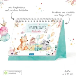 Trötsch Aufstellkalender Geburtstagskalender Waldfreunde-Trötsch Verlag GmbH Clearance
