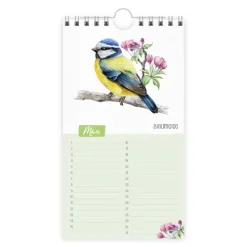 Trötsch Verlag GmbH Trötsch Geburtstagskalender Unsere Vogelwelt New