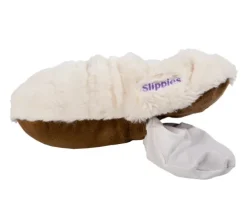 Warmies 3050 - SlippiesÖ Deluxe creme Plush, Gr. 36-40, Wärmestoffschuhe-Greenlife Value Online