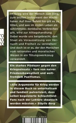 Warum ich niemals für mein Land kämpfen würde-Rowohlt Taschenbuch New