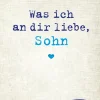riva Verlag Was ich an dir liebe, Sohn