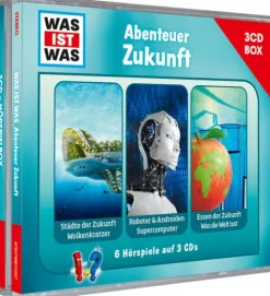 WAS IST WAS 3-CD Hörspielbox. Abenteuer Zukunft-Tessloff Verlag Clearance