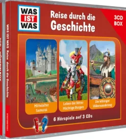 Tessloff Verlag WAS IST WAS 3-CD Hörspielbox. Reise durch die Geschichte Clearance