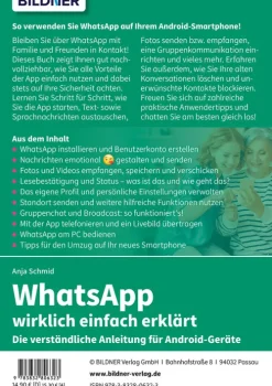 WhatsApp wirklich einfach erklärt - Die verständliche Anleitung für Android-Geräte wie Samsung, Xiaomi, Poco, Oppo, OnePlus etc.-BILDNER Verlag New