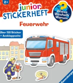 Ravensburger Verlag Wieso? Weshalb? Warum? junior Stickerheft - Feuerwehr Discount