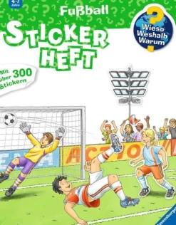 Ravensburger Verlag Wieso? Weshalb? Warum? Stickerheft: Fußball New