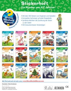 Ravensburger Verlag Wieso? Weshalb? Warum? Stickerheft: Fußball New