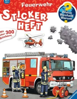 Wieso? Weshalb? Warum? Stickerheft: Feuerwehr-Ravensburger Verlag Best