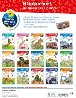 Wieso? Weshalb? Warum? Stickerheft: Feuerwehr-Ravensburger Verlag Best