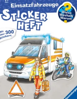 Wieso? Weshalb? Warum? Stickerheft: Einsatzfahrzeuge-Ravensburger Verlag