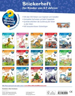Wieso? Weshalb? Warum? Stickerheft: Einsatzfahrzeuge-Ravensburger Verlag