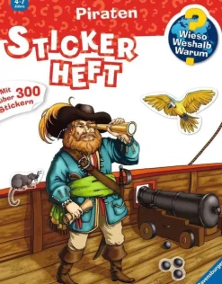 Wieso? Weshalb? Warum? Stickerheft: Piraten-Ravensburger Verlag New