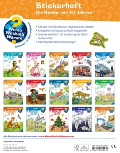 Ravensburger Verlag Wieso? Weshalb? Warum? Stickerheft: Im Zoo New