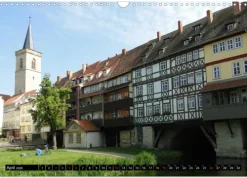Willkommen in ERFURT (Wandkalender 2026 DIN A3 quer), Monatskalender-Calvendo New