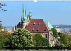 Willkommen in ERFURT (Wandkalender 2026 DIN A3 quer), Monatskalender-Calvendo New