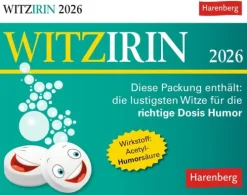 Harenberg Witzirin Tagesabreißkalender 2026 - Diese Packung enthält: die lustigsten Witze für die tägliche Dosis Humor Discount