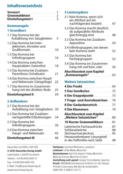 Zeichensetzung ab 6. Klasse und für Erwachsene-Hauschka Verlag GmbH Clearance