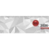 Zettler Tischquerkalender 1W/2S Register 2026 - Wochenkalender 32 × 11 cm, 1 Woche auf 2 Seiten mit Monatsregisterschnitt & Halbstundeneinteilung 6-21 Uhr, FSC-zertifiziert-teNeues Calendars & Stationery GmbH & Co. KG New