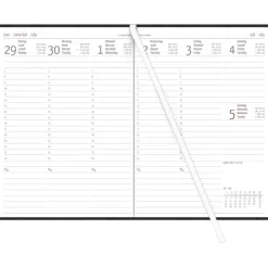 teNeues Calendars & Stationery GmbH & Co. KG Zettler Wochenbuch Blauer Engel anthrazit 1W/2S 2026 - Buchkalender 15 × 21 cm, 1 Woche auf 2 Seiten, Recyclingpapier, nachhaltig zertifiziert Outlet