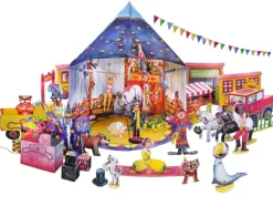 Atelier Color Zirkus basteln mit Kindern Bastelbogen Ausschneidebogen Zirkuswagen Outlet